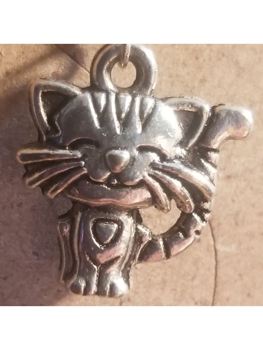 Earrings SMILING Kitty - Picture 4 of 4
